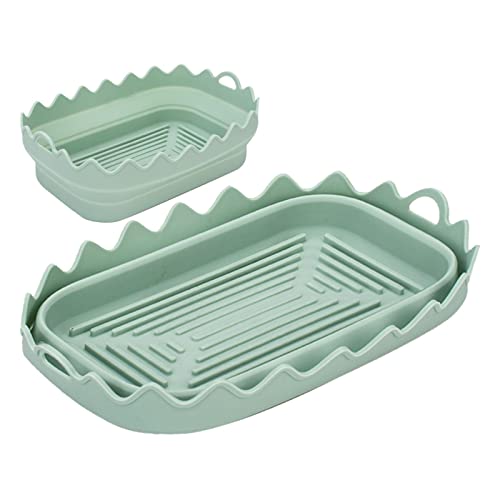 silicone para – 21 cm forros silicone retangulares | Acessórios forno panela seguros para alimentos,