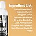 XESSO Cum Lube, White Creamy Water-Based Lubricant 4 fl oz, Unscented Hypoallergenic Thick Gel for Women, Men & Couples. Made in US & Discreet Package. Package May Vary