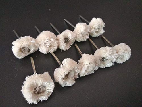 Abrasive Tools Good Price25x3mm Polishing Wheels Cotton Buffing Pad Brush for Jewelry Metal Grinder Polishing for Dremel Accessories Rotary Tools