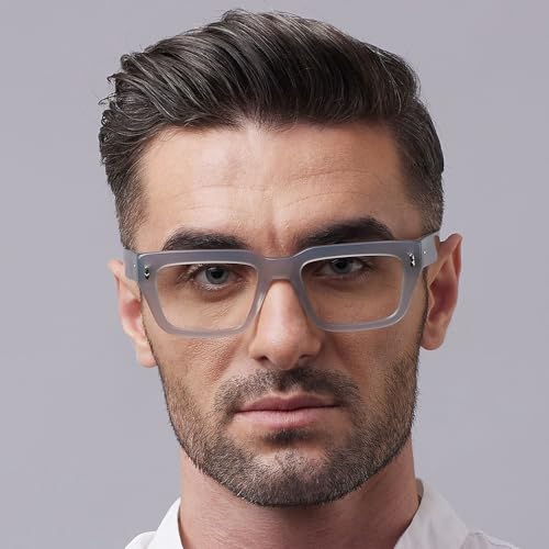 Image of Shisen Fox Habiki 2.0 Acetate Spectacles Frames for Men & Women with Demo Lenses | Classic Oval Full Rim Eyeglass Frame | Durable & Stylish Eye Frames for Men & Women