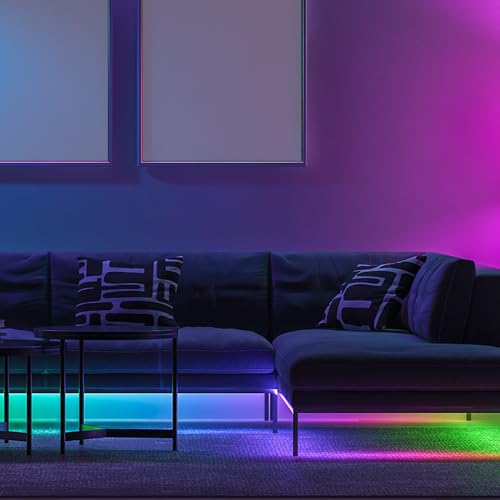Image of Monster 50 Foot RGB LED Light Strip with Remote Control, 270 RGB LEDs, Adhesive Backing, Coated for Moisture Protection, Dimmable, 24V Plug, 4 Modes Including Strobe, Flash, Fade & Smooth