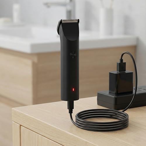Image of Upix USB Mi Trimmer Charging Cable 1 Meter (3.2 Feet), Compatible Only for Mi Trimmer, Shavers, Body Groomers - (Please Match Cable Port before Ordering, Check Images) (Works with 5V USB Adapter)