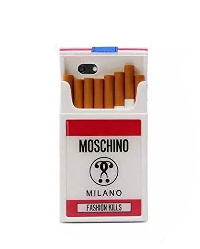 Jicheng Electronic IPhone 6 Plus Moschino Smoking Kills Case,iPhone 6S Plus Cover,3D Cartoon Moschino Smoking Kills Silicone Case for Apple IPhone 6 Plus/6S Plus 5.5