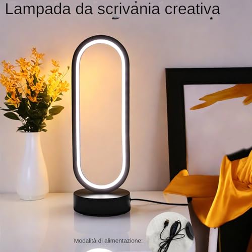 Living Room Table Lamps - Soft Bedside Lamp, Adjustable and Dimmable LED Light for Eye Care | Modern Decorative Bedside Lamp for Dormitory, Patio, Reading, Shelving - Image 3