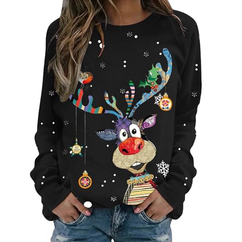 Nuoke Weihnachtspullover Familie Set, Weihnachtspullover Damen Lustige...