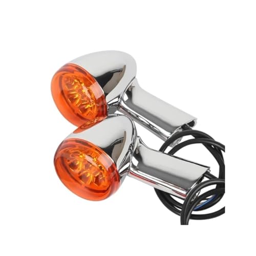 Clignotants LED de pour moto de style chrome pour Sportster XL