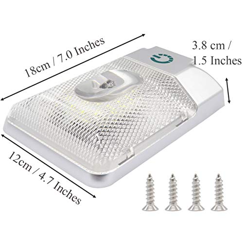 image for ROSE CREATE 7 Inches 11-18V RV Interior LED Ceiling Light Fixture, 24 