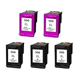  multipack generique Premiun 300xl - noir + couleur (5 cartouches) pour HP DESKJET D2545