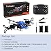 SREJNGL RC Helicopter 2.4G, Remote Control Helicopter High/Low Gear Shifting,Altitude Hold, One Key take Off/Landing, RC Plane Toy Gifts with led Light for Kids Adults