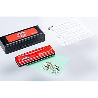 Continental Harmonica Type 2 D Red - Les Beatles, Paul McCartney, John Lennon, RIngo Starr, George Harrison Continental Harmonica Type 2 D Red – Image 5