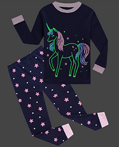 Dolphin&Fish Girls Cotton Pajamas Toddler 2 Pieces Pjs Kids Sleepwear Clothes Long sleeve Sets2