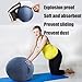 AOLIAZMAX Yoga Ball Cover - Pilates Exercise Yoga Ball Cover, Anti Scratch Exercise Ball Cover with Handle for 55/65/75cm Birthing Ball, Stability Ball, Balance Ball (Without Ball)