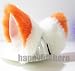 Cat Fox Ears Kitty Costume Halloween Cosplay Fancy Dress Orange with white Kits