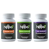 Hippo7 - Trifecta Bundle - 3 Pack of Vegan Complete, Zen Warrior & Immune Star Supplements - Vegan,