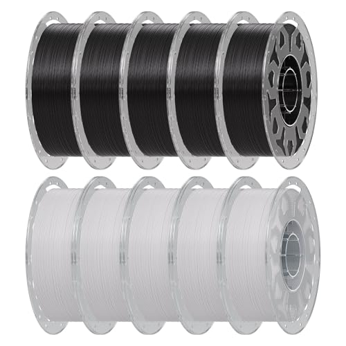 Image of Creality PLA Filament 1.75mm, 3D Printer Filament Bundle, Enhanced Toughness No Warp, Accuracy ±0.03mm Printing for Most 3D Printers