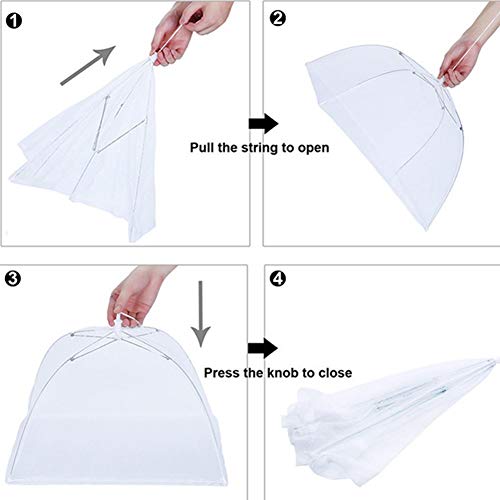 ZUOLUO Copritorta Tenda a Rete per Alimenti, Pop