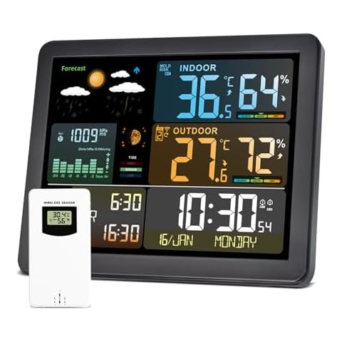 GOYERRNES Wireless Weather Station with Sensor Cover