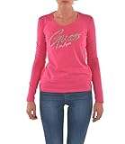  Guess Jersey Fucsia de Manga Larga para Mujer con Cuello Redondo W0YI65JA900-SOPK XS
