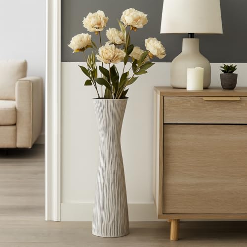 Decorative Tall Ceramic Vase for Living Room Decor - Modern