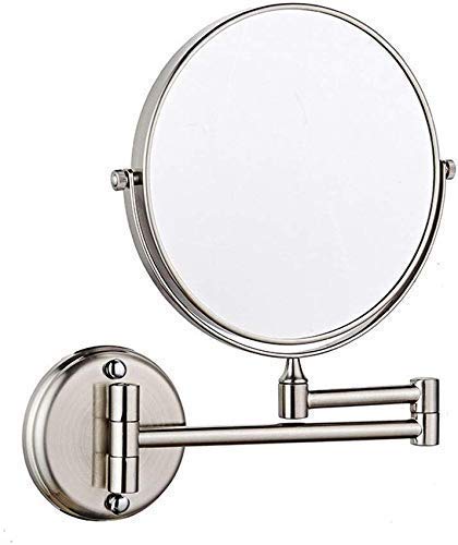 Miroir de salle de bain pliant extensible pour un maquillage et rasage net
