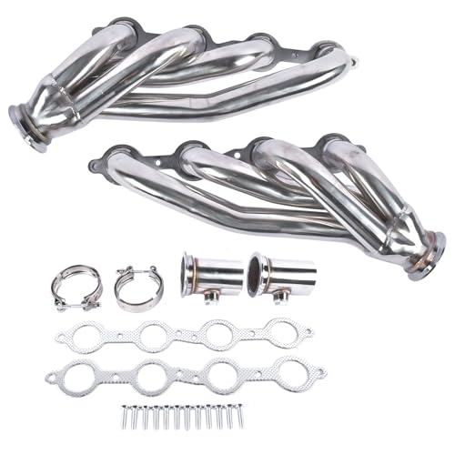 TEKKOAUTO Ls Swap Header Replacement for Chevy GMC C10 LS 1960-1986 LS1 LS2 LS3 4.8L 5.3L 5.7L
