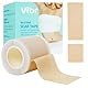 Robofun Silikonpflaster Fur Narben, Wiederverwendbar Silikon Narbenpflaster, Professionelle Silikon-Narbenband Fur C-Abschnitte, Operationen, Verbrennungen, Keloid, Akne Usw (4CMx150CM)