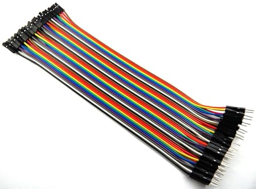 Image of 200mm (20cm) 40 Pieces Male To Female Cable Jumper Wire Multicolor