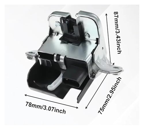 Serrure coffre bloqué VW Touareg : solution loquet de verrouillage 4 broches