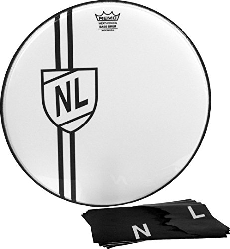 Remo PA1022-A4 22-Inch Vintage Shield Custom Bass Graphic