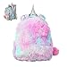 Produktbild Sungpunet 1PC Netter Plüsch Einhorn Rucksack weiches 3D-Einhorn Tasche Mädchen Rucksack Geschenk (Rosa)