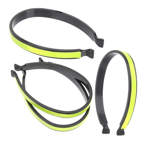HEMOTON 4pièces Clip Réfléchissant pour Pantalon De Cyclisme Sangle De Jambe Équipement De Sécurité Clip Réfléchissant Pantalon Bande Cycliste Manchette Jambe