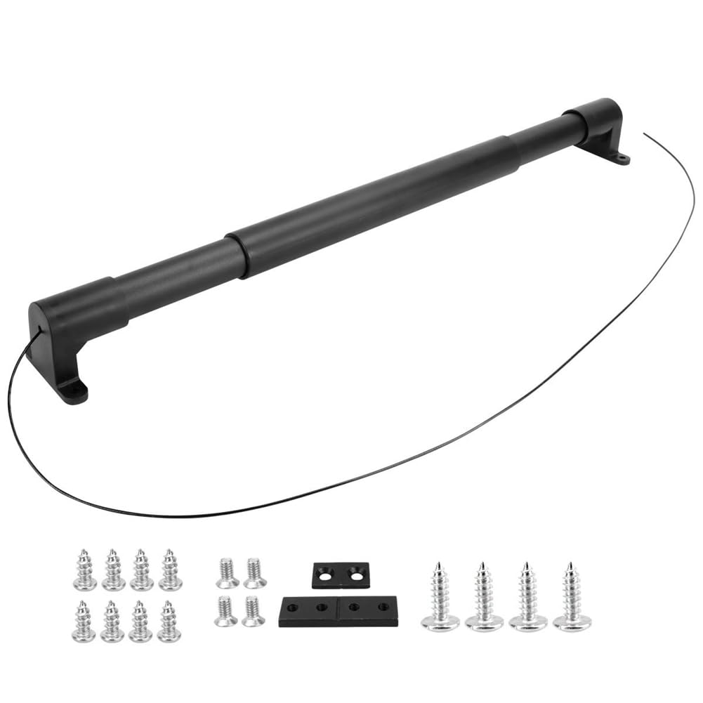 Onchdbfhuu Aluminum RV Screen Door Closer Kit Black Version Adjustable Tension for Trailer Door Locking Protection Grab Bar