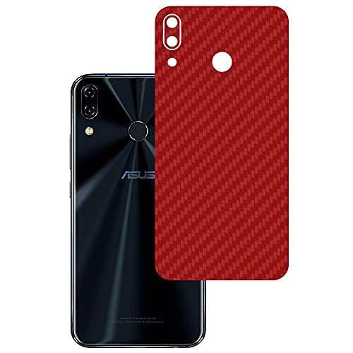 Skin Película Adesiva Traseira p/Zenfone 5 5z Várias Cores - Fibra de Carbono Preta