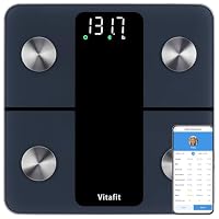 Vitafit Smart Bilancia Pesapersone Digitale Precisione 0,05kg, 182kg, LED