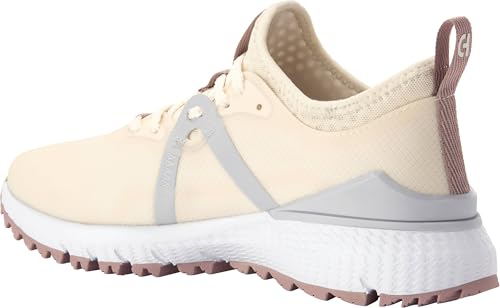 Cole Haan Cole Haan Women's Zerogrand Overtake Water Resistant Golf Sneaker, Ivory/Harbor Mist/Fawn/Optic White, 11 Medium