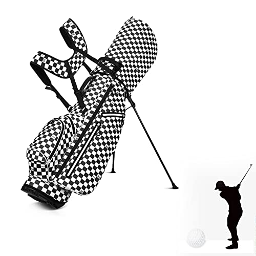 Golf Cart Bag, Easy to Carry and Durable Golf Bag, Space Saving Mens Golf Bag, Extra Handle for Easy Portability, Padded Interior Protects The Clubs, Trolley Bag