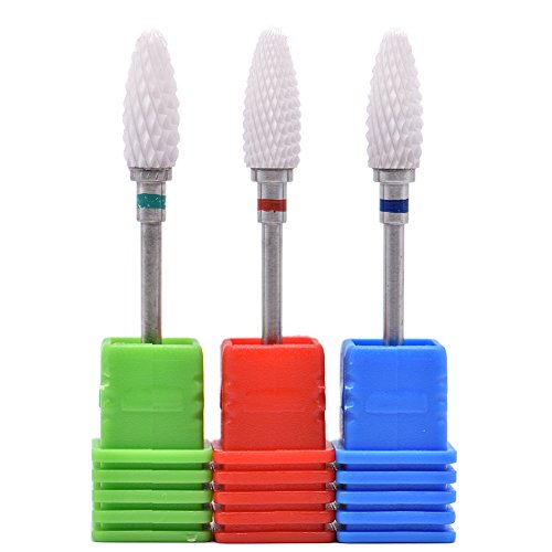 Set de Puntas de Cerámica para Torno de Uñas 3/32" miniatura 1