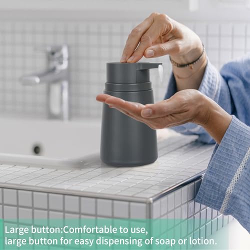 Topsky Soap Dispenser with Plastic Pump, 320ml Liquid Hand Soap Dispenser, Rustproof Pump for Kitchen & Bathroom - Image 3