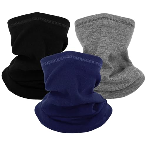 lifwimner 3 Cache-cou Pour Echarpe Enfants,Chaud Hiver Tour de Cou Polaire Enfant Garcon Fille, Snood Neckwarmer Foulard Tour de Cou