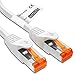 Produktbild mumbi LAN Kabel 1m CAT 6 Netzwerkkabel geschirmtes F/UTP CAT6 Ethernet Kabel Patchkabel RJ45 1Meter, Weiss