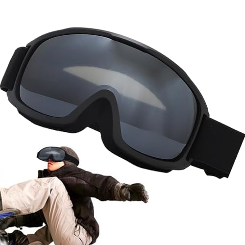 Gafas de nieve para adultos, antivaho, protección UV, doble capa, antivaho, gafas de snowboard, accesorios de esquí para mujer