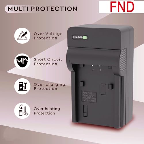 Image of FND Camera Battery Charger Smart Pro Series (Compatible with Nikon Battery EN-EL19)