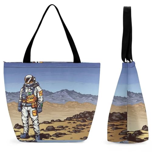 Sac à main pour femme Cosmonaute grand format contre le manque de place voyage