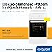 Exquisit Standherd EH 11.3-4 | Elektro-Standherd | 50 cm | Masse-Kochfeld | 50 L Garraum | Weiß