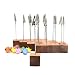 RETON 20 Piezas de Soporte de Madera para Clips de Notas con...
