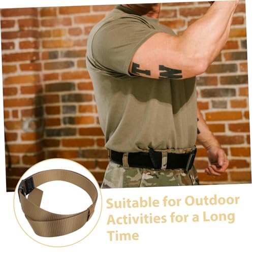 VICASKY Adjustable Belt for Men Breathable Casual Ratchet Belt Buckle for Jeans Students Outdoor Activities3