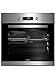 Beko BIM22302X Backofen Elektro / A / 71 L / 8 Heizarten / Pflegeleichte, graue Emaillierung / Simple Steam Reinigungsfunktion / Elektronikuhr mit Anzeige der Garzeit, Garzeitende und Uhrzeit / silber