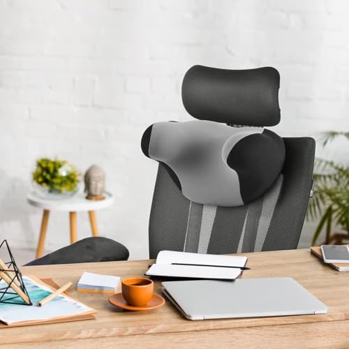 Image of araami Car Seat Headrest Pillow, U-Shape Memory Foam Neck Support Pillow for Neck Pain Relief Ergonomic Car Neck Pillow Soft Travel Pillow for Sleeping and Resting in Car and Office