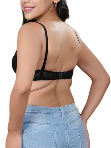 Image of Women Demi Cup Brallete | Lace Bra | Padded Bra | Detachable Straps | Wired Bra