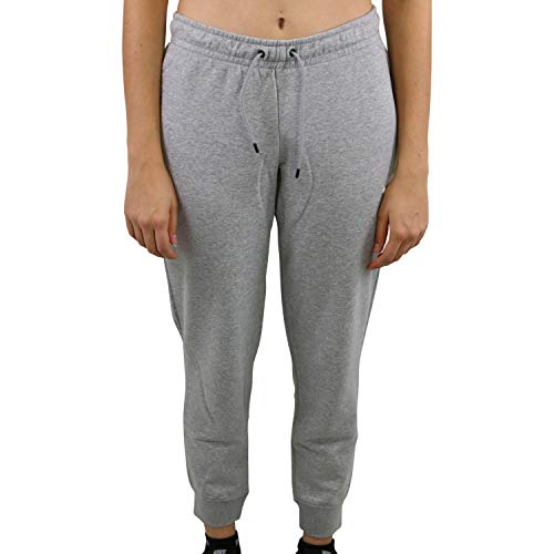 Nike Damen Sportswear Essential Jogginghose, Dark Grey Heather/White, S